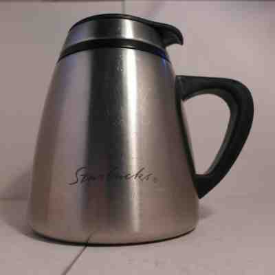 Starbucks Stainless Steel Chubby Coffee Mug Lid 16 oz NICE RARE skid Patent Pend - Sold on eBay Jul, 4th 2019 for $34.99