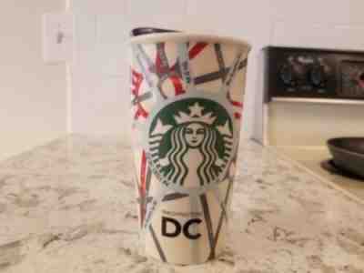 Starbucks 2015 Ceramic  Tumbler Mug with Washington DC St Map  - Sold on eBay Jul, 4th 2019 for $16.99