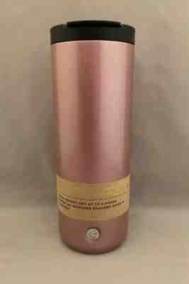 Starbucks Spring 2019 Rose Gold Shimmer Stainless Steel Tumbler Cup 16 oz - Sold on eBay Jul, 4th 2019 for $30.00