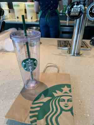 NEW Starbucks Clear With Logo Venti Sized Tumbler - Free Shipping - Sold on eBay Jul, 4th 2019 for $19.99