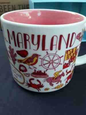 Starbucks “Been There Series” VERSION 1 Mug Maryland 2018 Collection  - Sold on eBay Jul, 4th 2019 for $16.45
