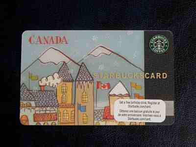 2009 Canada 2010 Winter Olympics Winter Village Starbucks Card NEW Unscratched - Sold on eBay Jul, 4th 2019 for $18.00