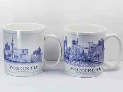 Starbucks 2006 Montreal 2007 Toronto 18oz Coffee Mugs Architecture Series - Sold on eBay Jul, 4th 2019 for $39.99