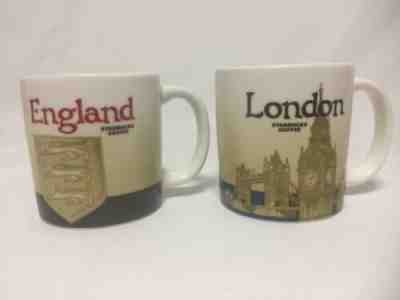 VTG 2009 STARBUCKS ENGLAND & LONDON ESPRESSO CUP MUG COLLECTORS SERIES 3OZ RARE - Sold on eBay Jul, 4th 2019 for $34.99