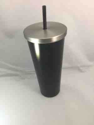 Starbucks Stainless Steel Black & Silver Cold Cup 24 Oz 2017 Limited Edition NEW - Sold on eBay Jul, 3rd 2019 for $44.99