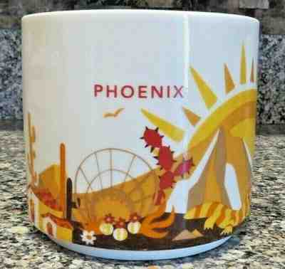 NEW Starbucks Phoenix AZ You Are Here YAH Collector Series Coffee Tea Mug Cup - Sold on eBay Jul, 12th 2019 for $21.50
