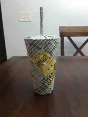 STARBUCKS NEW YORK NYC "TIME SQUARE" 16 Oz STEEL TRAVELER COLD CUP  - Sold on eBay Jul, 12th 2019 for $24.99