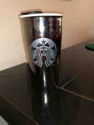 Starbucks Rare 2012 Limited Edition White Gold Ceramic Tumbler NIB - Sold on eBay Jul, 12th 2019 for $25.00