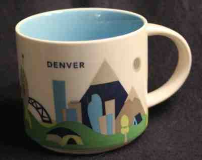 Starbucks Denver Colorado You Are Here 2017 14oz Ceramic Coffee Tea Cup Mug - Sold on eBay Jul, 12th 2019 for $22.99