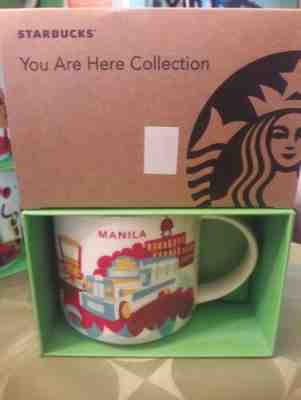NIB WITH SKU STARBUCKS MANILA,  PHILIPPINES  You Are Here (YAH) 14 Oz Mug. Rare - Sold on eBay Jul, 12th 2019 for $25.00