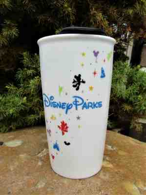 DISNEY PARKS Starbucks Tall Ceramic Tumbler Travel Coffee Mug~1st Edition Unused - Sold on eBay Jul, 12th 2019 for $64.75