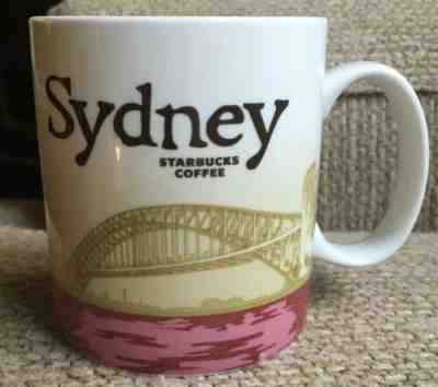 Starbucks Mug Sydney Australia City Cup Collector Series Coffee Mug Cup 16 oz - Sold on eBay Jul, 12th 2019 for $19.95