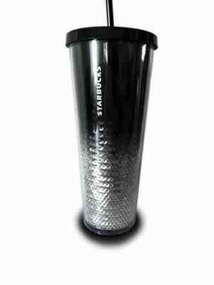 Starbucks 2018 Holiday Black and Silver Sequins Tumbler Venti Cold Cup 24oz New - Sold on eBay Jul, 12th 2019 for $27.25