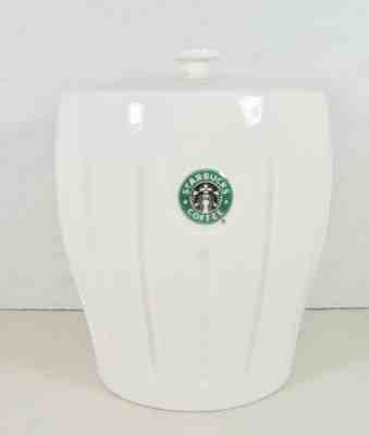  Starbucks Coffee Pleated Canister with Mermaid Logo 2003 Cookie Jar/Canister  - Sold on eBay Jul, 12th 2019 for $16.00