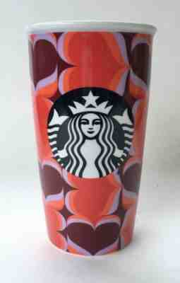 Brand-new STARBUCKS COFFEE HEARTS Valentines Day Purple MUG TRAVEL TUMBLER 12 oz - Sold on eBay Jul, 12th 2019 for $20.00