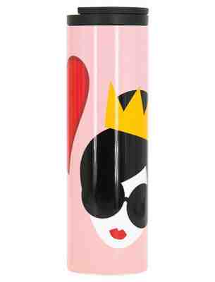 2018 Starbucks Alice + Olivia Stainless Steel 16 oz. Tumbler by Stacey Bendet  - Sold on eBay Jul, 12th 2019 for $42.74
