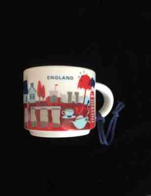 Starbucks England YAH Ornament Mug 2oz Tea Demi You Are Here Christmas Coffee UK - Sold on eBay Jul, 12th 2019 for $38.99