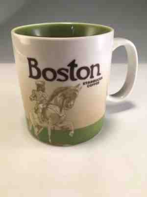 Starbucks 2009 Boston City Patriot Collector Series Coffee Mug Cup 16oz ~ Green - Sold on eBay Jul, 12th 2019 for $29.90