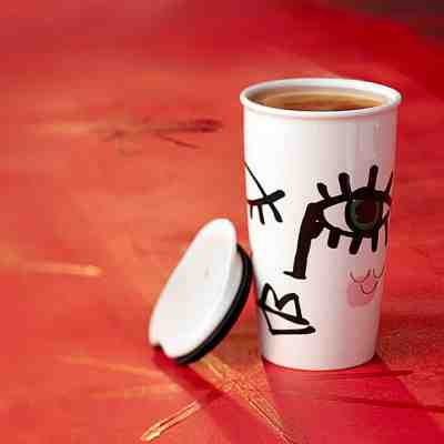  Starbucks 2014 Winking Eye Face Double Wall Travel Tumbler NEW in Box w/Tag - Sold on eBay Jul, 11th 2019 for $24.99