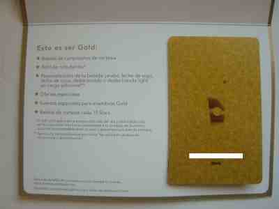 MEXICO - STARBUCKS CARD - GOLD - 6096 - RARE - Sold on eBay Jul, 11th 2019 for $29.99