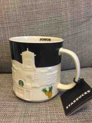 STARBUCKS COFFEE City MUG Collection  CITY SKYLINE RELIEF JOHOR - MALAYSIA 16oz  - Sold on eBay Jul, 11th 2019 for $25.99