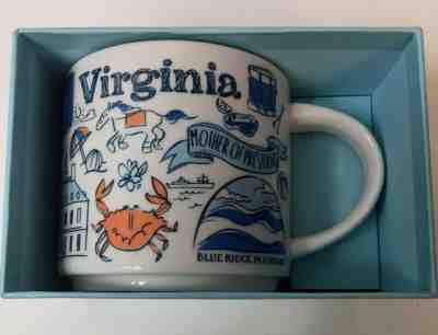 New Starbucks Virginia State Been There collection Cup Mug 14oz - Sold on eBay Jul, 11th 2019 for $19.99