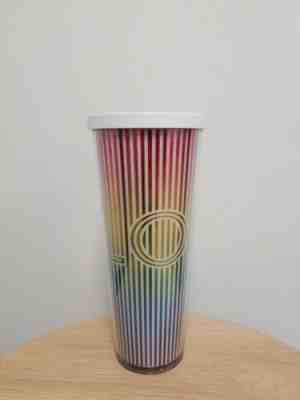 Starbucks 2019 Cold Cup Love Pride Striped Rainbow Reusable Tumbler VENTI 24 oz - Sold on eBay Jul, 11th 2019 for $29.09