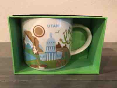 NEW Starbucks You Are Here YAH UTAH Collector Mug 14 oz - Sold on eBay Jul, 11th 2019 for $29.55