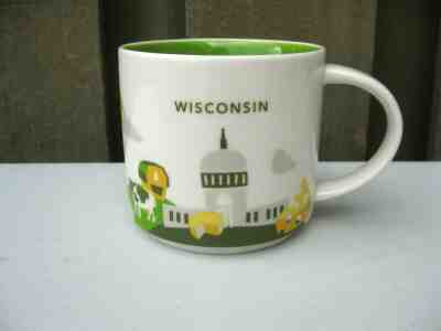 Starbucks You Are Here Collection WISCONSIN MUG Collectible ~Lovely! - Sold on eBay Jul, 11th 2019 for $20.00