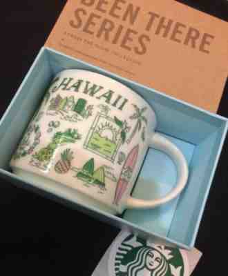 NEW Starbucks Mug 2018 Hawaii "Been There Series" 14 oz W/BOX FREE STICKERS - Sold on eBay Jul, 11th 2019 for $24.99