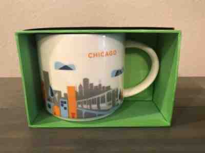 NIB Starbucks YAH Chicago Coffee Mug 14 oz You Are Here - Sold on eBay Jul, 11th 2019 for $29.55