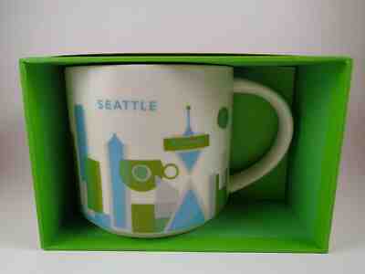NIB - STARBUCKS SEATTLE MUG 14 OZ - YOU ARE HERE COLLECTION SERIES  - Sold on eBay Jul, 11th 2019 for $29.99