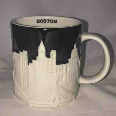 Starbucks Boston Relief Collector Series Boston Skyline Coffee Tea Mug 2012 16oz - Sold on eBay Jul, 11th 2019 for $15.99