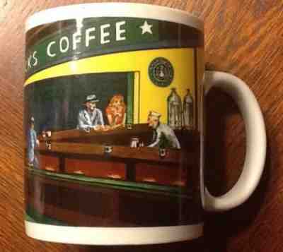 Starbucks Coffee Tea Mug Cup "Diner Scene Art" by Chalew - Sold on eBay Jul, 11th 2019 for $15.95