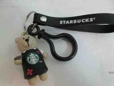 New Starbucks Bear Black Apron Coffee Master Keychain -US SELLER - Sold on eBay Jul, 11th 2019 for $18.99