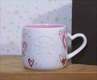 NIB!  Starbucks JAPAN Valentine MUG Heart 355ml - Sold on eBay Jul, 11th 2019 for $36.99