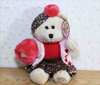 RARE 2011 Starbucks  Bearista  Valentine Girl NWT - Sold on eBay Jul, 11th 2019 for $45.00