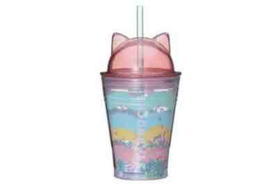 Starbucks JAPAN Cold Cup Tumbler Cat Lid Shape Dome Glitter 355ml 2019 Summer - Sold on eBay Jul, 11th 2019 for $60.00