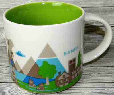 STARBUCKS YOU ARE HERE SERIES 14oz COLLECTIBLE COFFEE MUG CUP ~ BANFF ~ EUC HTF - Sold on eBay Jul, 11th 2019 for $44.99