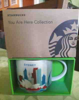 NIB With SKU STARBUCKS SYDNEY, AUSTRALIA  You Are Here (YAH)  14 Oz Mug. Rare - Sold on eBay Jul, 11th 2019 for $44.00