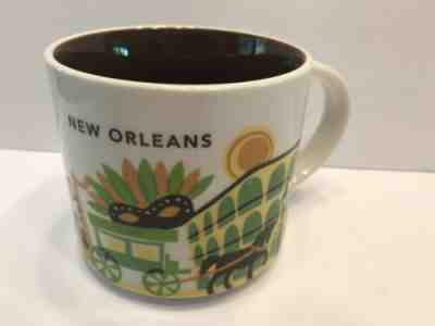 2014 STARBUCKS COFFEE YOU ARE HERE COLLECTION NEW ORLAEANS MUG 14 oz EUC - Sold on eBay Jul, 11th 2019 for $19.99