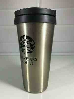 Starbucks Coffee Mug Stainless Steel 16 oz. Tumbler Travel Mug Thermos Vacuum - Sold on eBay Jul, 11th 2019 for $34.93