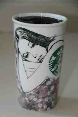 STARBUCKS 2013 CHARLOTTE RONSON CERAMIC TRAVEL TUMBLER MUG - EXCELLENT CONDITION - Sold on eBay Jul, 11th 2019 for $36.00