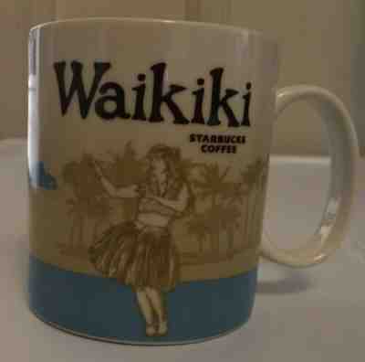 Starbucks Waikiki Hawaii Coffee Mug 16 Oz OOP - Sold on eBay Jul, 11th 2019 for $20.00