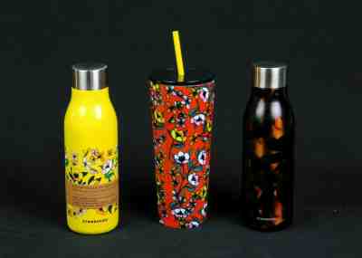 Starbucks Poppy Flowers / Leopard Tortoise / Bright Yellow Tumblers #2018256794 - Sold on eBay Jul, 10th 2019 for $16.50