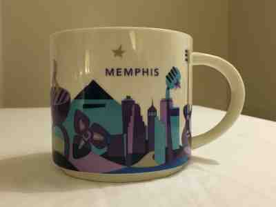 2015 Starbucks Coffee You Are Here YAH Memphis Mug Cup 14 oz  - Sold on eBay Jul, 10th 2019 for $30.00