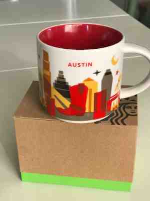 NWT Austin Starbucks You Are Here 14 oz Mug  - Sold on eBay Jul, 10th 2019 for $20.95