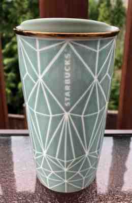 Starbucks Ceramic Coffee Travel Tumbler Mug 12oz Mint - Sold on eBay Jul, 10th 2019 for $19.99