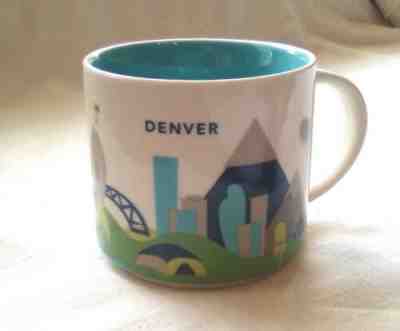 Starbucks YOU ARE HERE Collection Coffee Mug - Denver - FREE SHIPPING 14oz, 2014 - Sold on eBay Jul, 10th 2019 for $21.99