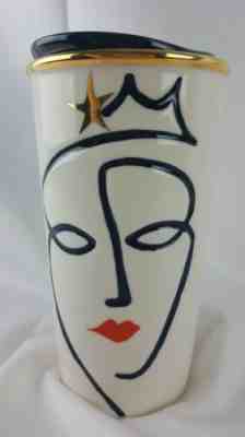 Starbucks 2015 Siren Anniversary Face Lips Ceramic Travel Tumbler Mug 10 oz  - Sold on eBay Jul, 10th 2019 for $25.99